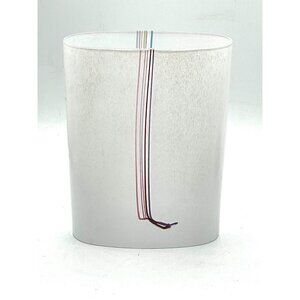 Bertil Vallien Kosta Boda Vintage 70s Signed Swedish Art Glass Rainbow Vase